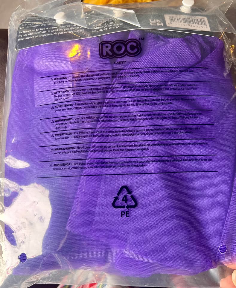 Roc Part Purple Running Tutu OS
