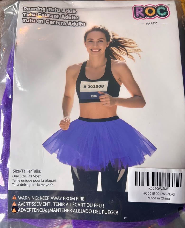 Roc Part Purple Running Tutu OS