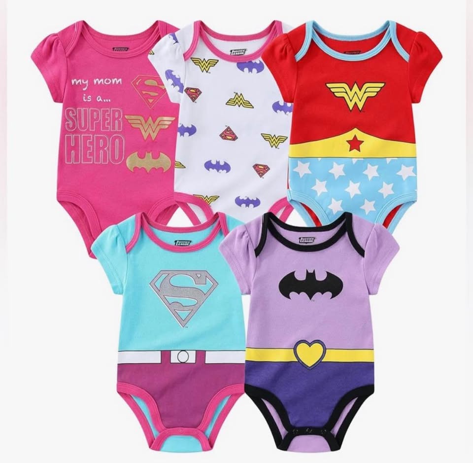 Justice League girls 18 months 5 piece set