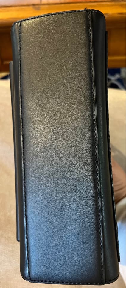 Michael Kors Black Handbag Gold Chain & Crossbody Strap