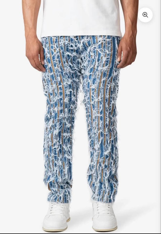 H&F men’s size 36 frayed streetwear Jeans