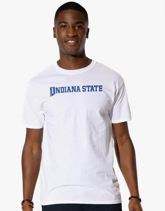 Indiana State White Tee Men’s Medium