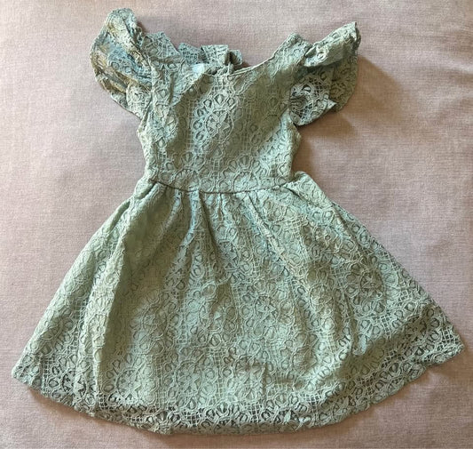 SISIDOLLS mint lace dress size 80 (12/18 months)